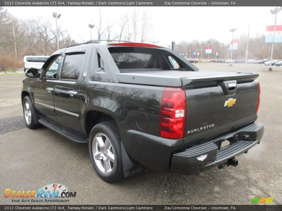 2013 Chevrolet Avalanche LTZ 4x4 Fairway Metallic / Dark Cashmere/Light Cashmere Photo #16