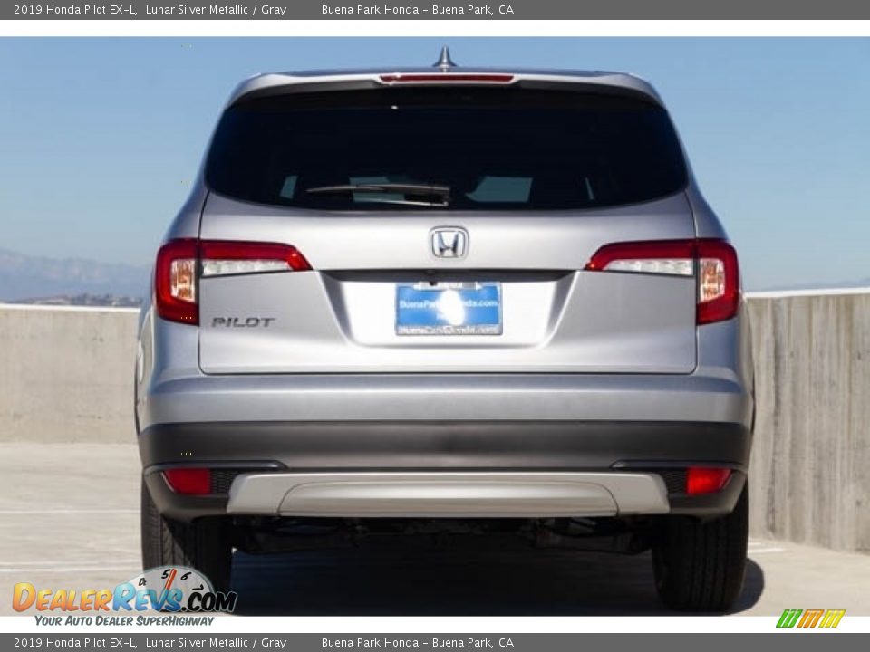 2019 Honda Pilot EX-L Lunar Silver Metallic / Gray Photo #6