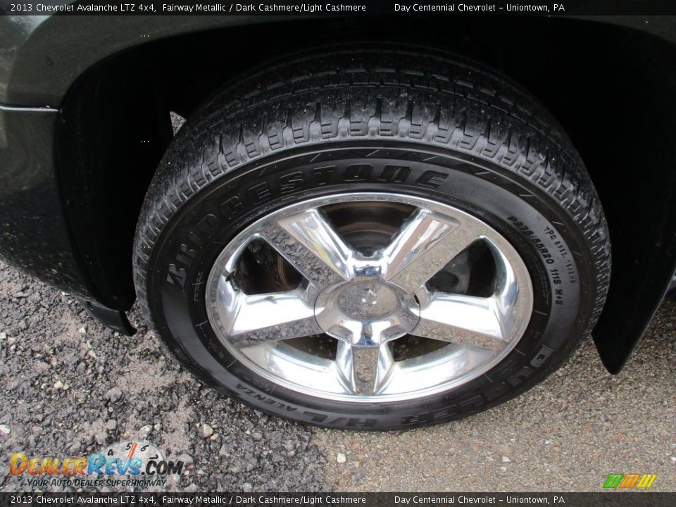 2013 Chevrolet Avalanche LTZ 4x4 Fairway Metallic / Dark Cashmere/Light Cashmere Photo #20