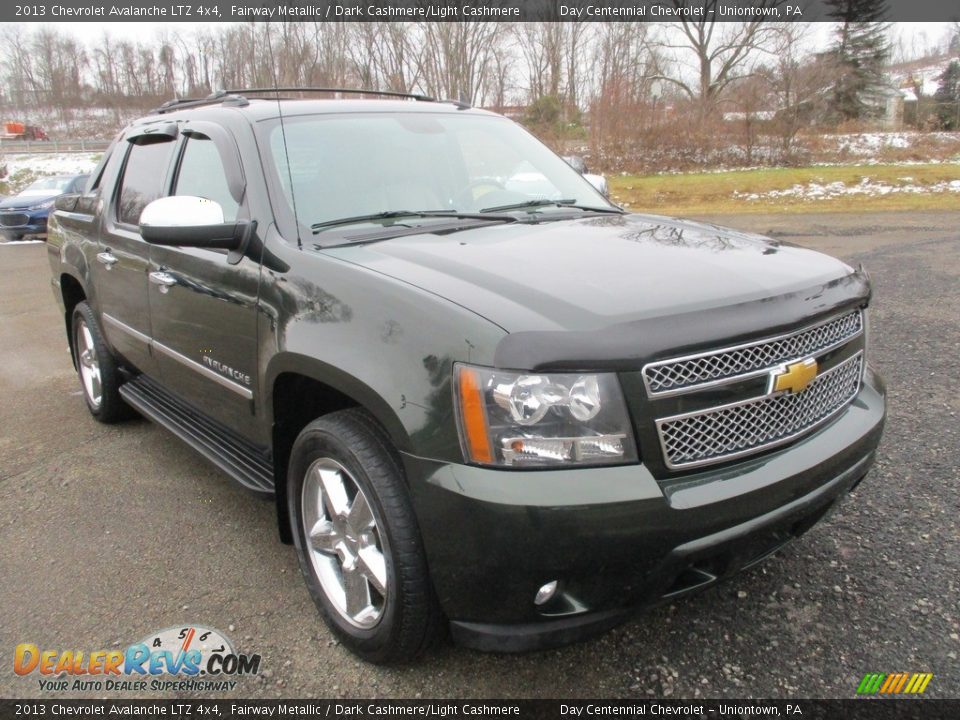 2013 Chevrolet Avalanche LTZ 4x4 Fairway Metallic / Dark Cashmere/Light Cashmere Photo #23