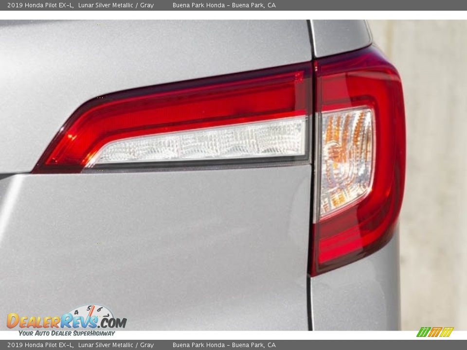 2019 Honda Pilot EX-L Lunar Silver Metallic / Gray Photo #8