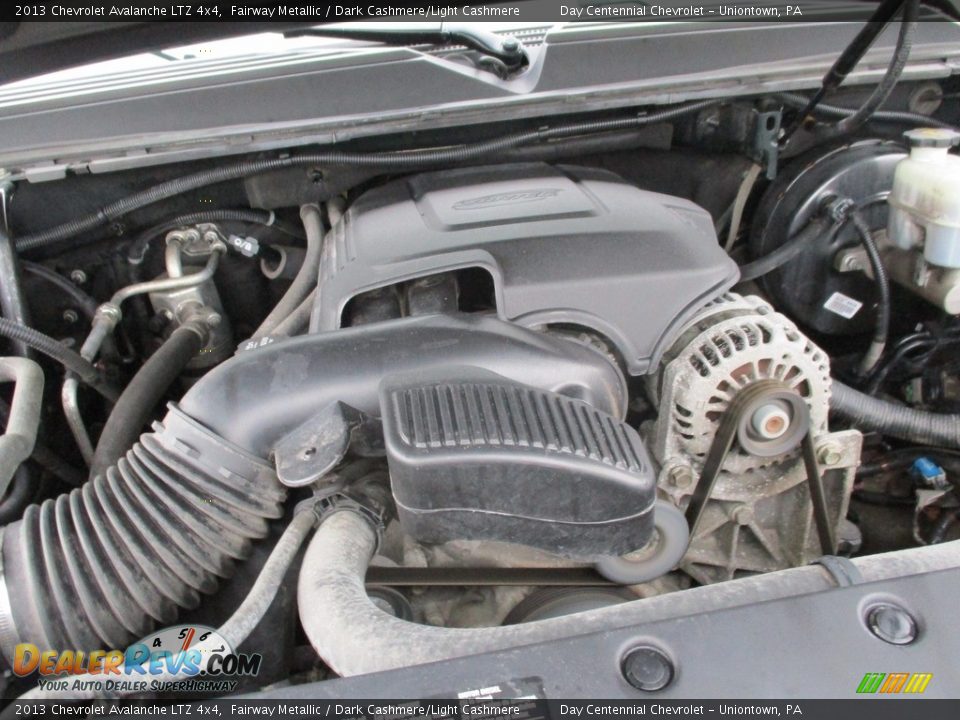 2013 Chevrolet Avalanche LTZ 4x4 Fairway Metallic / Dark Cashmere/Light Cashmere Photo #25