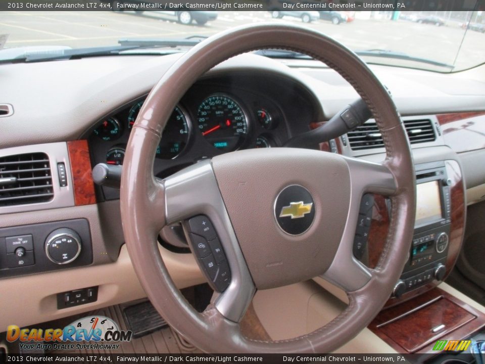 2013 Chevrolet Avalanche LTZ 4x4 Fairway Metallic / Dark Cashmere/Light Cashmere Photo #32