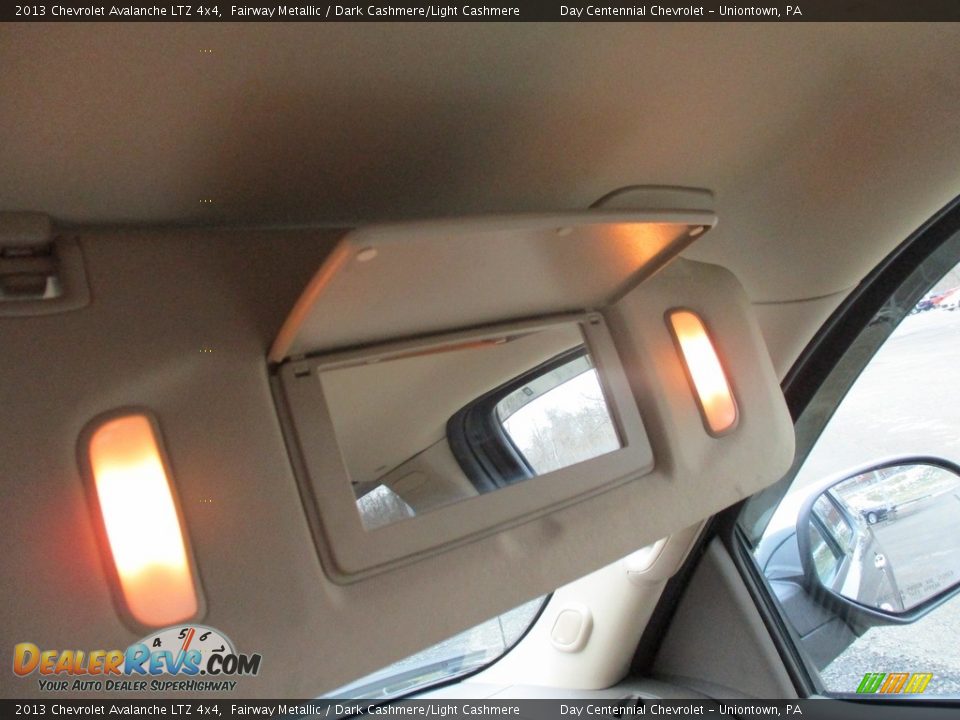 2013 Chevrolet Avalanche LTZ 4x4 Fairway Metallic / Dark Cashmere/Light Cashmere Photo #35