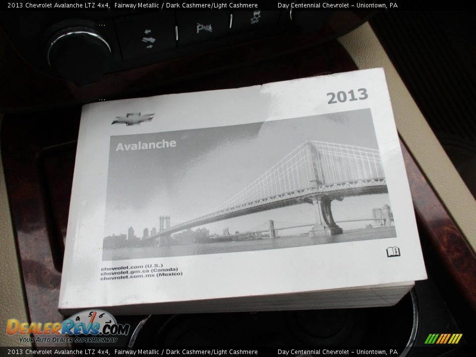 2013 Chevrolet Avalanche LTZ 4x4 Fairway Metallic / Dark Cashmere/Light Cashmere Photo #36