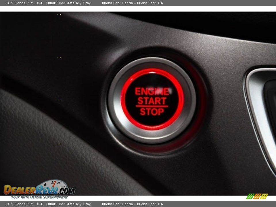 2019 Honda Pilot EX-L Lunar Silver Metallic / Gray Photo #23