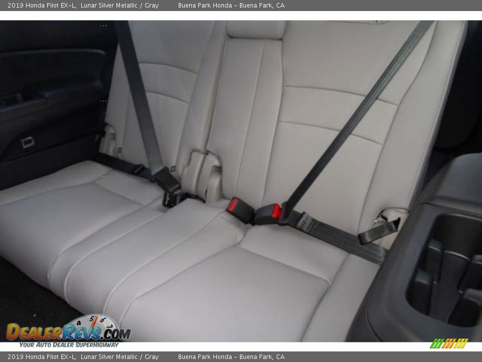 2019 Honda Pilot EX-L Lunar Silver Metallic / Gray Photo #27
