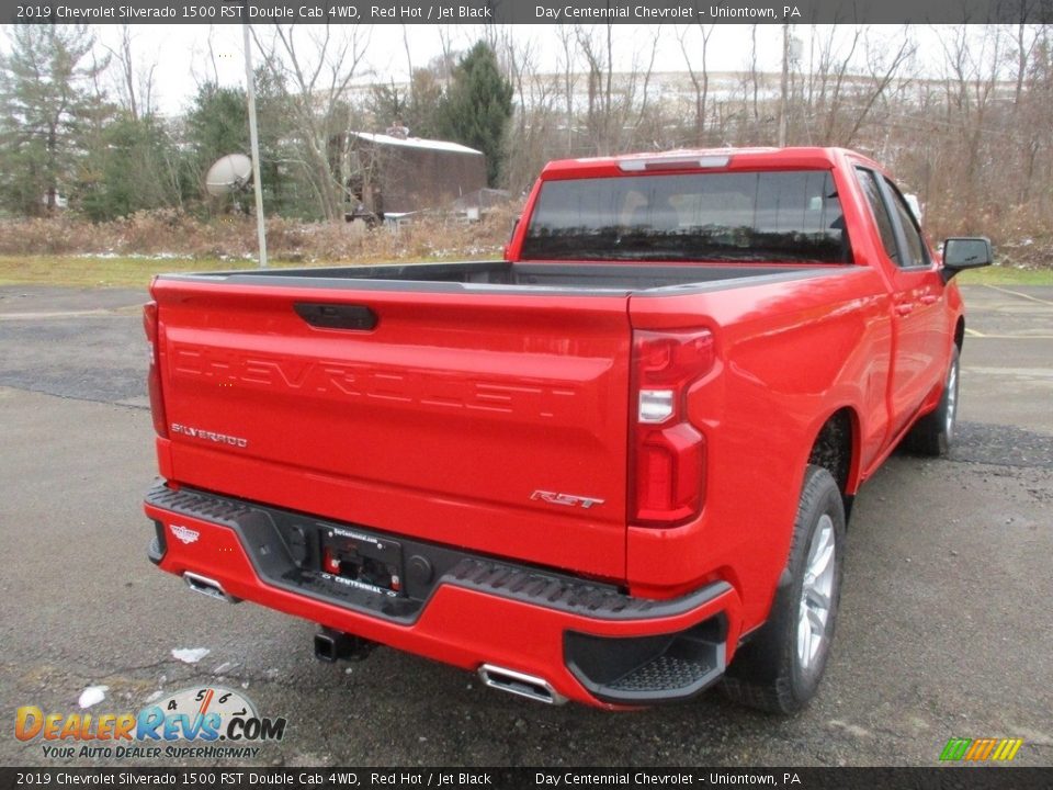 2019 Chevrolet Silverado 1500 RST Double Cab 4WD Red Hot / Jet Black Photo #8