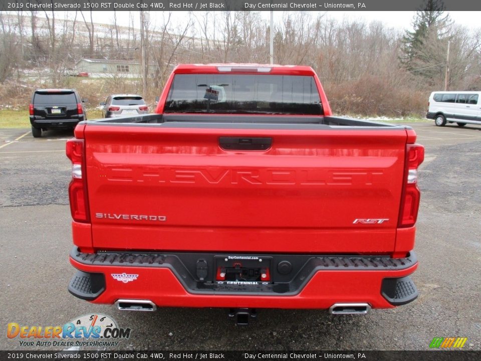 2019 Chevrolet Silverado 1500 RST Double Cab 4WD Red Hot / Jet Black Photo #9