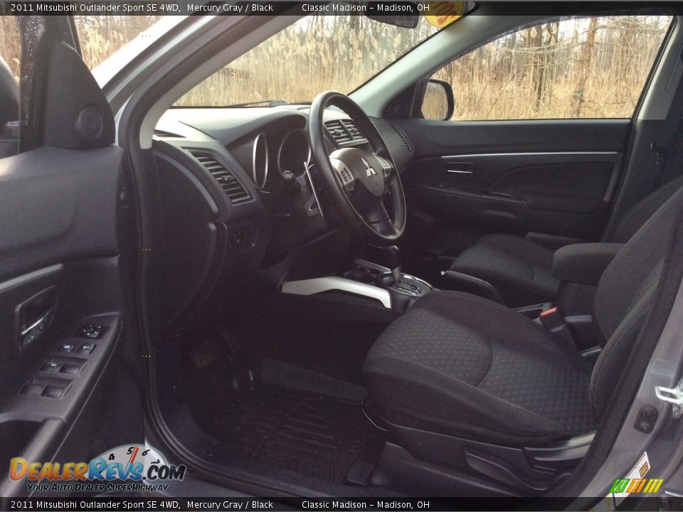 2011 Mitsubishi Outlander Sport SE 4WD Mercury Gray / Black Photo #14