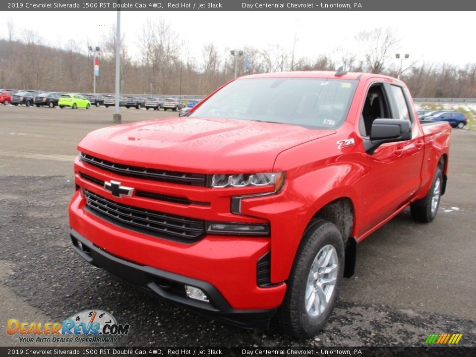 2019 Chevrolet Silverado 1500 RST Double Cab 4WD Red Hot / Jet Black Photo #12