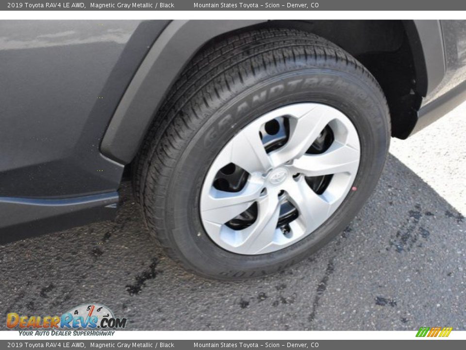 2019 Toyota RAV4 LE AWD Magnetic Gray Metallic / Black Photo #33