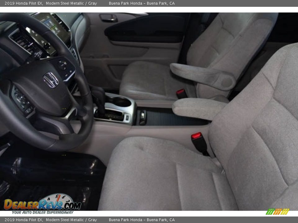2019 Honda Pilot EX Modern Steel Metallic / Gray Photo #16