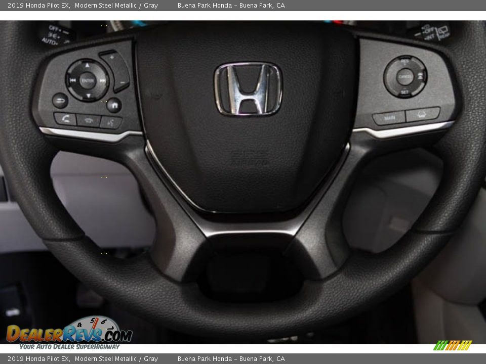 2019 Honda Pilot EX Modern Steel Metallic / Gray Photo #20