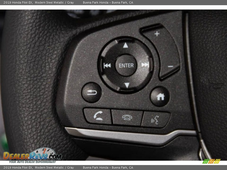 2019 Honda Pilot EX Modern Steel Metallic / Gray Photo #21