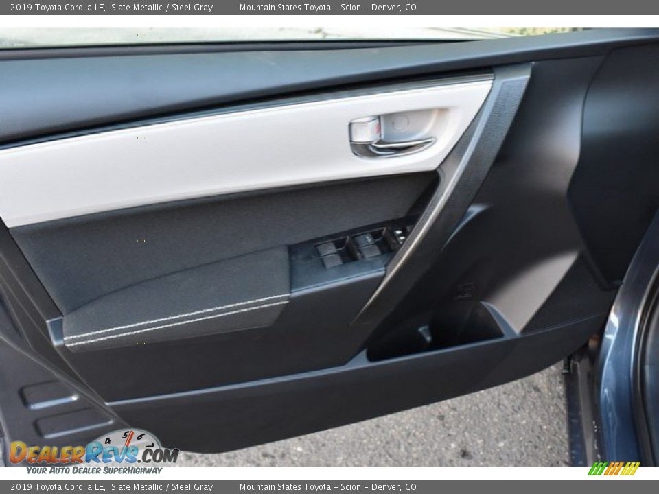 2019 Toyota Corolla LE Slate Metallic / Steel Gray Photo #19