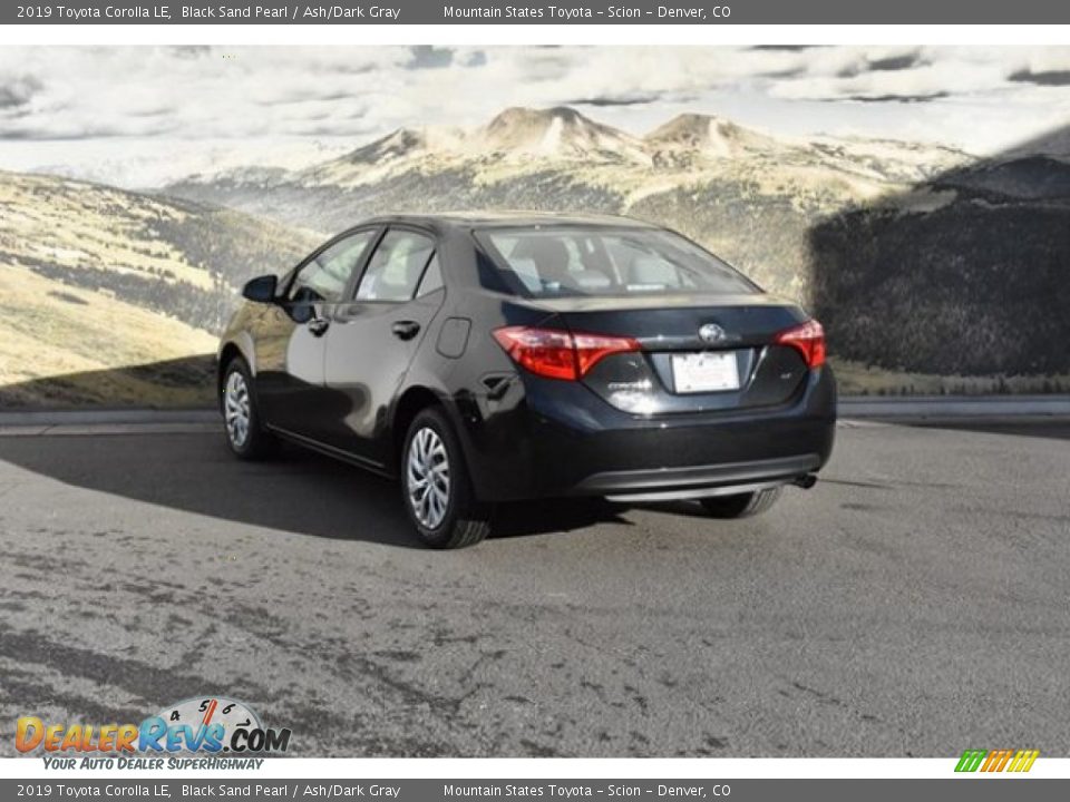 2019 Toyota Corolla LE Black Sand Pearl / Ash/Dark Gray Photo #3