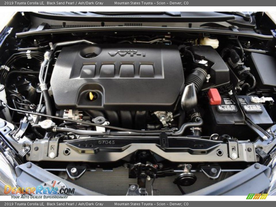 2019 Toyota Corolla LE Black Sand Pearl / Ash/Dark Gray Photo #31