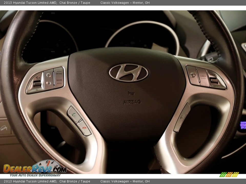 2013 Hyundai Tucson Limited AWD Chai Bronze / Taupe Photo #6