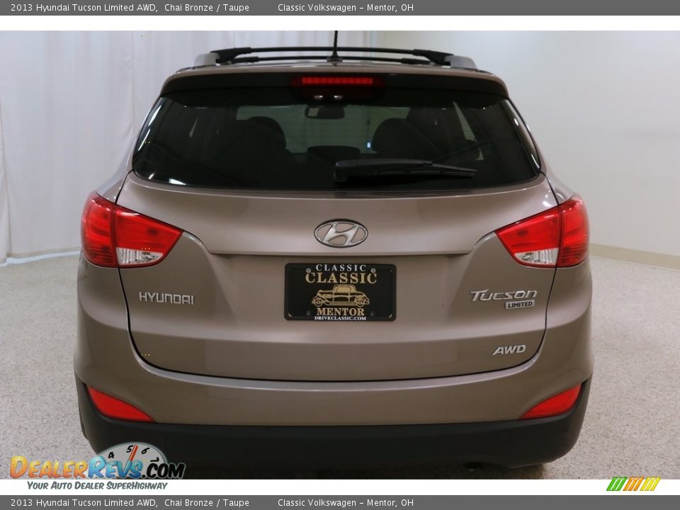 2013 Hyundai Tucson Limited AWD Chai Bronze / Taupe Photo #14