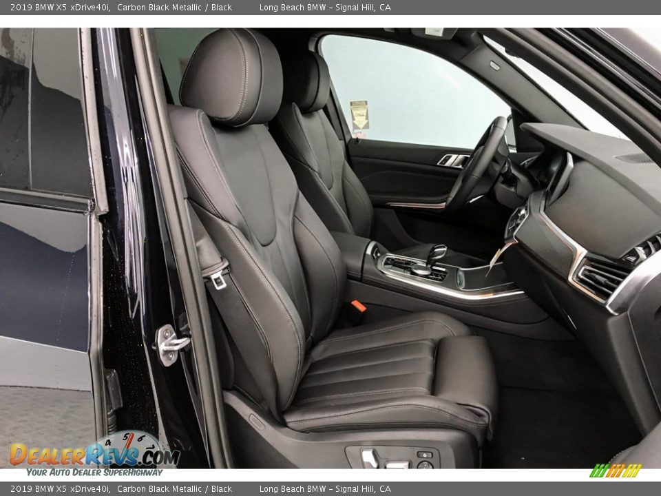 Black Interior - 2019 BMW X5 xDrive40i Photo #5
