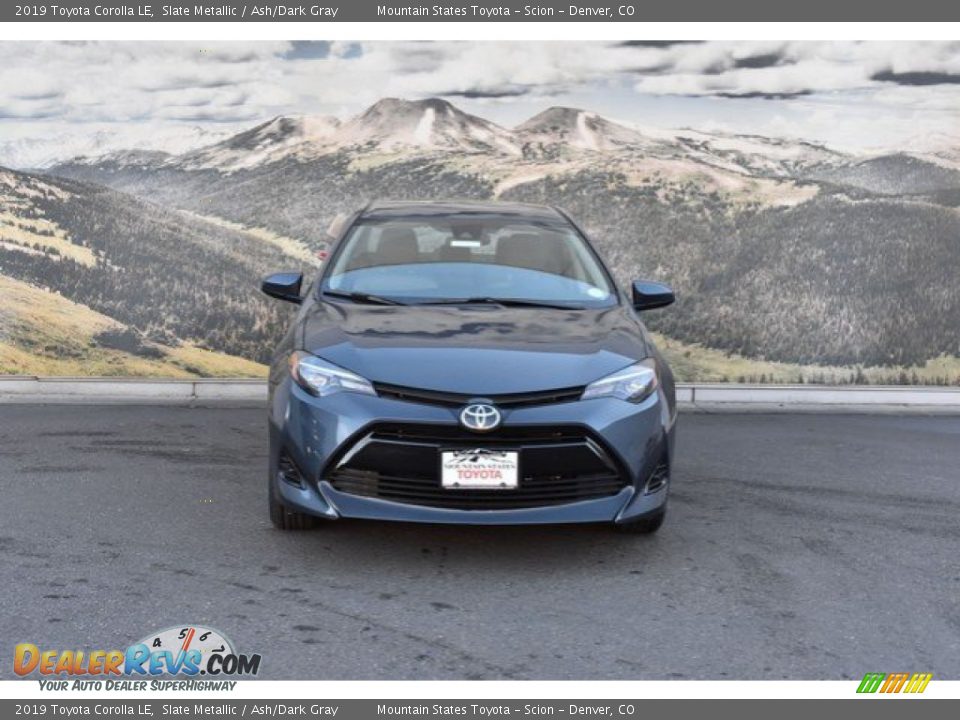 2019 Toyota Corolla LE Slate Metallic / Ash/Dark Gray Photo #2