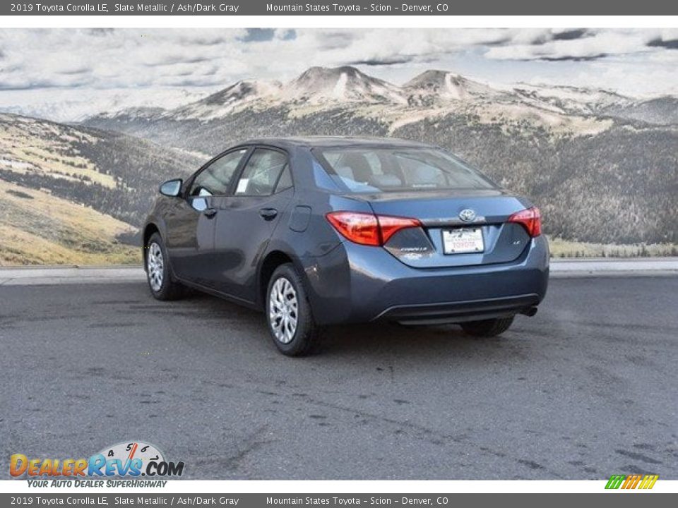 2019 Toyota Corolla LE Slate Metallic / Ash/Dark Gray Photo #3