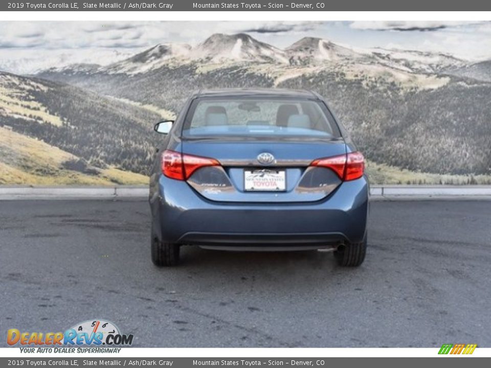 2019 Toyota Corolla LE Slate Metallic / Ash/Dark Gray Photo #4