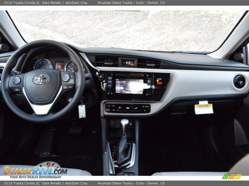2019 Toyota Corolla LE Slate Metallic / Ash/Dark Gray Photo #8