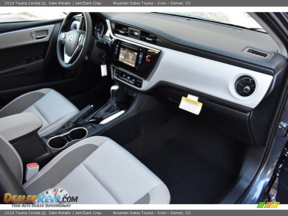 2019 Toyota Corolla LE Slate Metallic / Ash/Dark Gray Photo #10