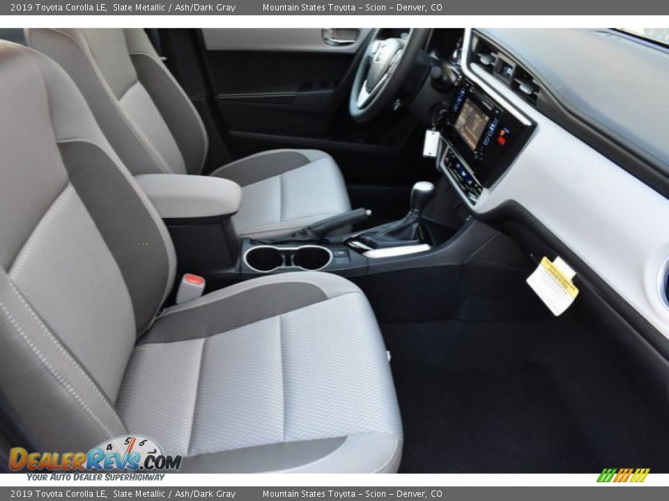 2019 Toyota Corolla LE Slate Metallic / Ash/Dark Gray Photo #11