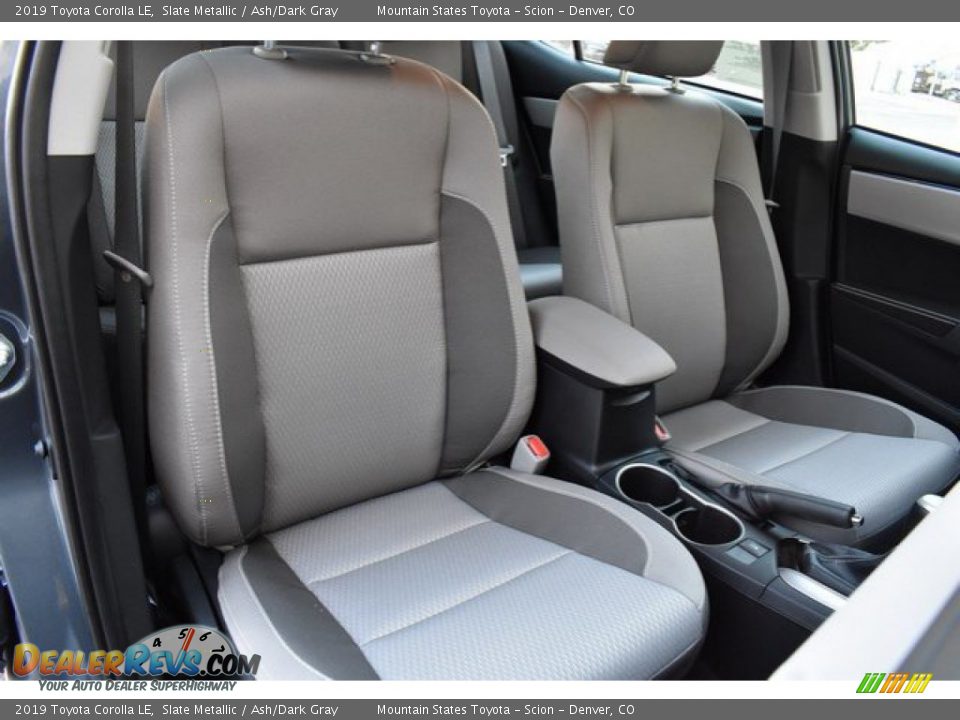 2019 Toyota Corolla LE Slate Metallic / Ash/Dark Gray Photo #12