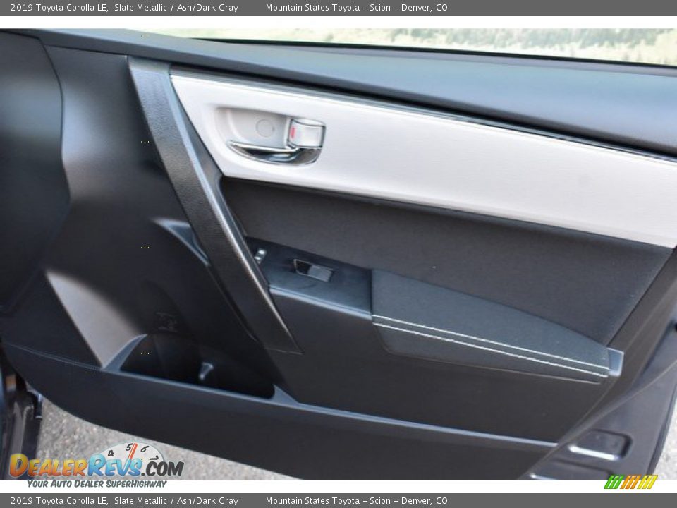 2019 Toyota Corolla LE Slate Metallic / Ash/Dark Gray Photo #21