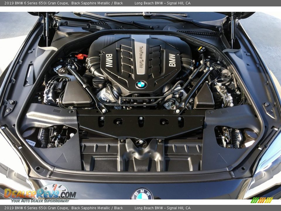 2019 BMW 6 Series 650i Gran Coupe 4.4 Liter DI TwinPower Turbocharged DOHC 32-Valve VVT V8 Engine Photo #8