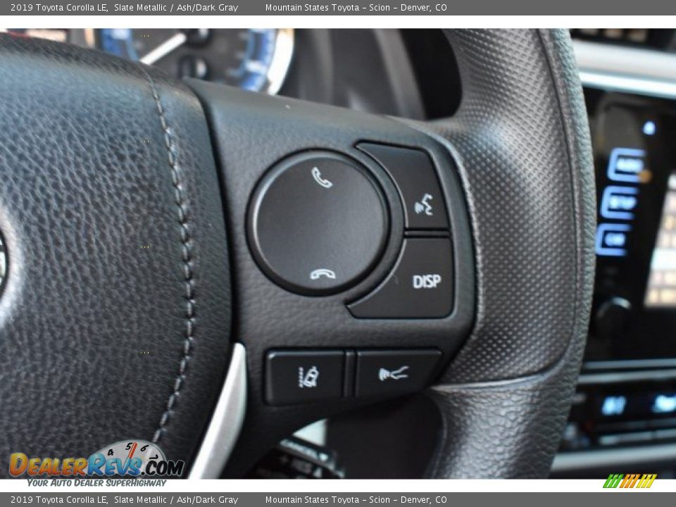 2019 Toyota Corolla LE Slate Metallic / Ash/Dark Gray Photo #26