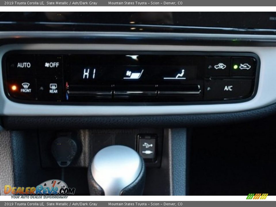 2019 Toyota Corolla LE Slate Metallic / Ash/Dark Gray Photo #28