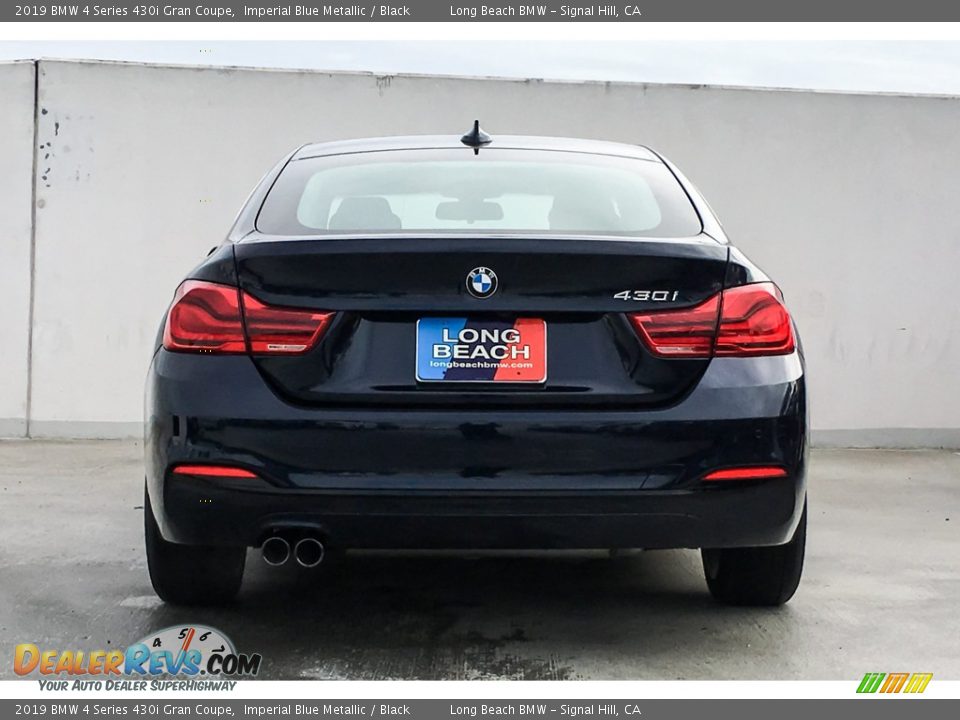 2019 BMW 4 Series 430i Gran Coupe Imperial Blue Metallic / Black Photo #3