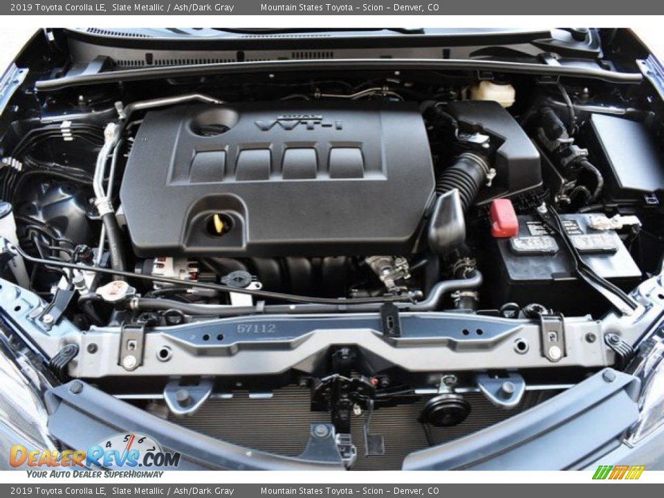 2019 Toyota Corolla LE Slate Metallic / Ash/Dark Gray Photo #31