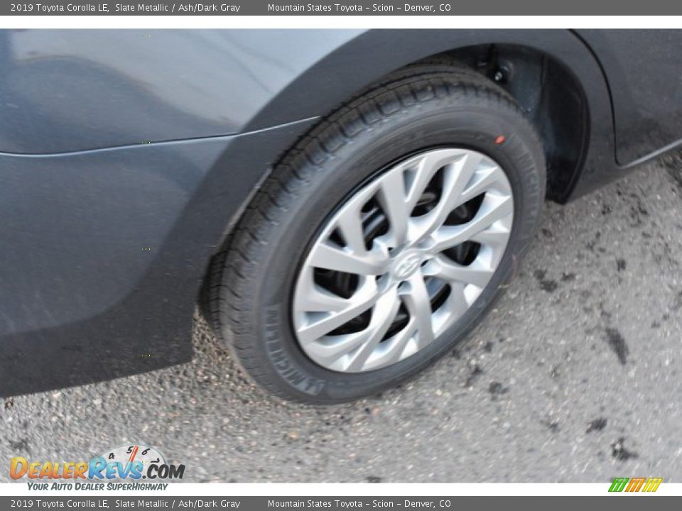 2019 Toyota Corolla LE Slate Metallic / Ash/Dark Gray Photo #34