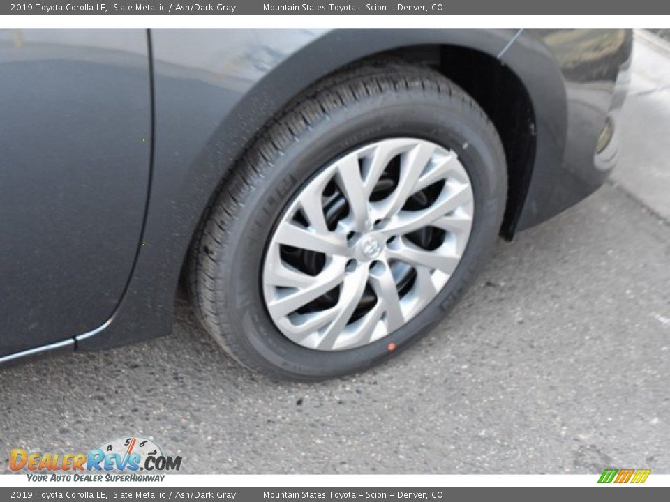 2019 Toyota Corolla LE Slate Metallic / Ash/Dark Gray Photo #35