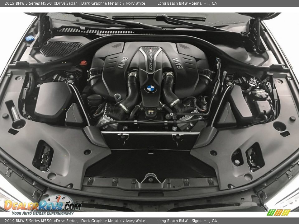 2019 BMW 5 Series M550i xDrive Sedan 4.4 Liter DI TwinPower Turbocharged DOHC 32-Valve VVT V8 Engine Photo #8