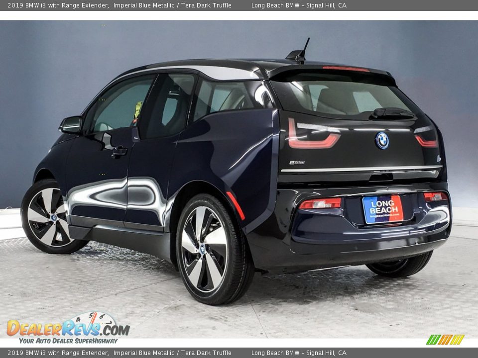 2019 BMW i3 with Range Extender Imperial Blue Metallic / Tera Dark Truffle Photo #2