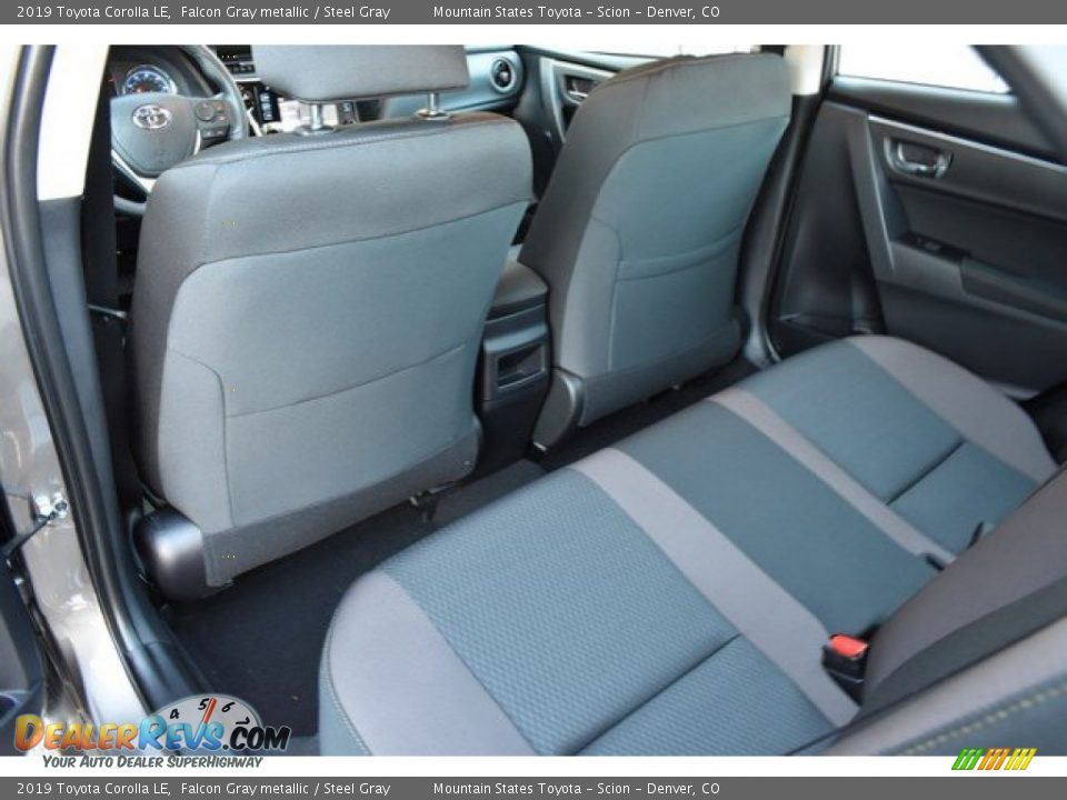 2019 Toyota Corolla LE Falcon Gray metallic / Steel Gray Photo #13