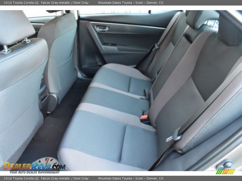 2019 Toyota Corolla LE Falcon Gray metallic / Steel Gray Photo #14