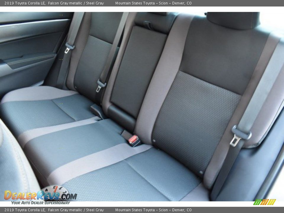 2019 Toyota Corolla LE Falcon Gray metallic / Steel Gray Photo #15