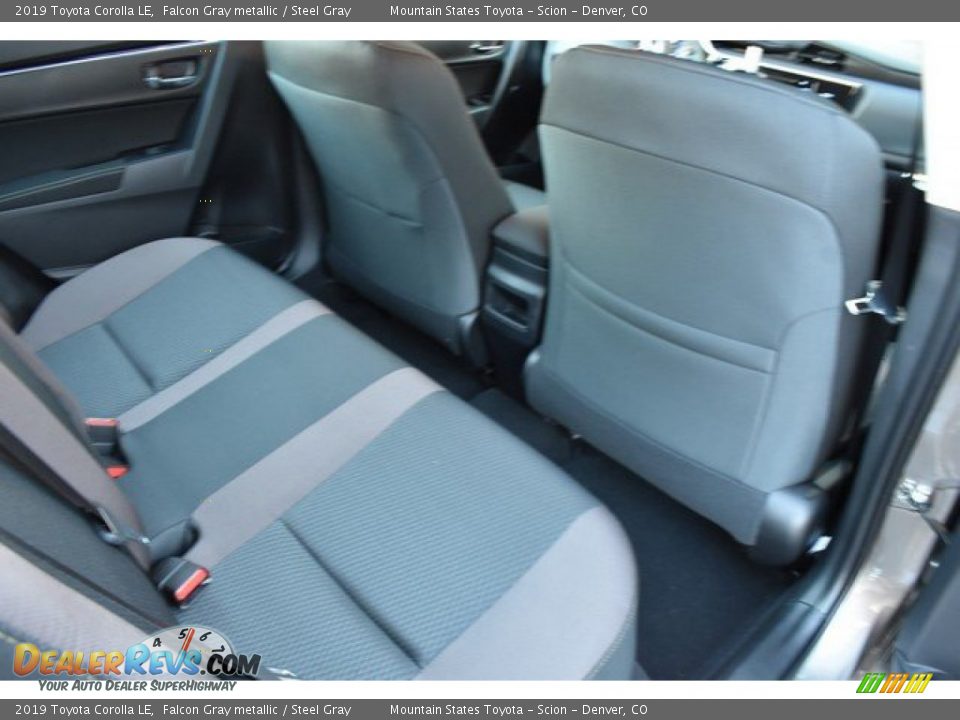 2019 Toyota Corolla LE Falcon Gray metallic / Steel Gray Photo #16