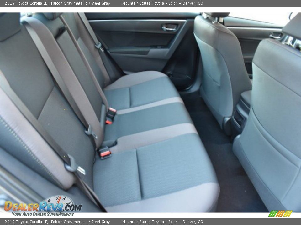 2019 Toyota Corolla LE Falcon Gray metallic / Steel Gray Photo #17