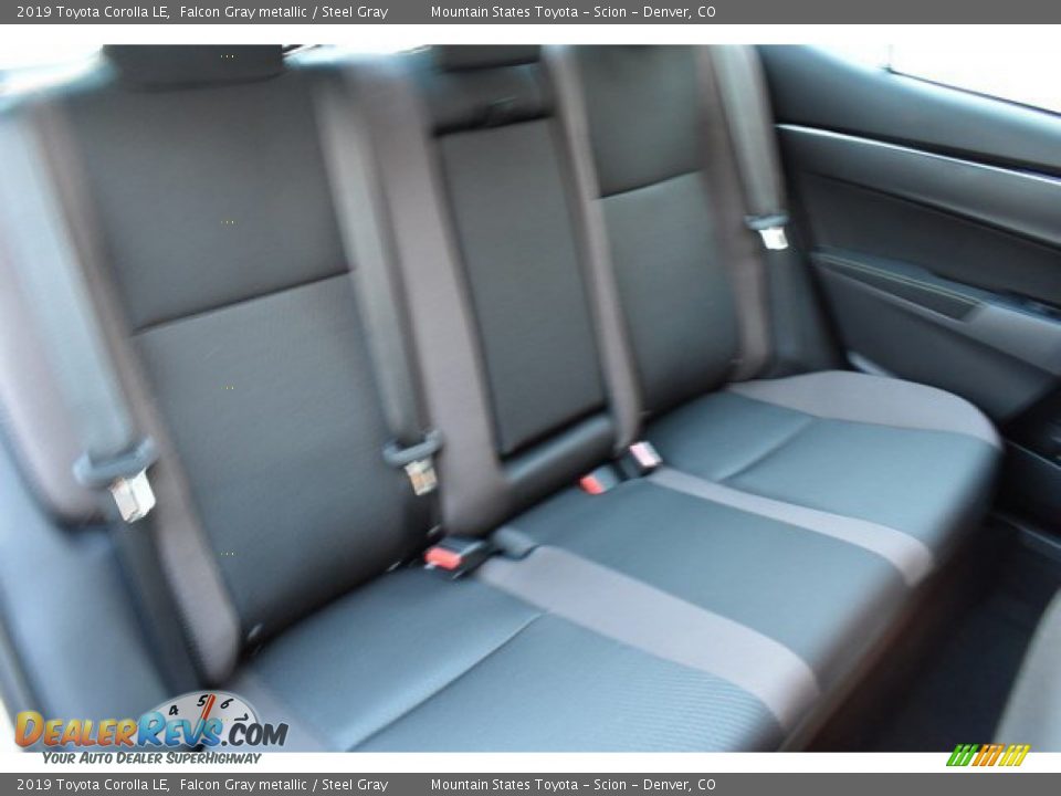 2019 Toyota Corolla LE Falcon Gray metallic / Steel Gray Photo #18