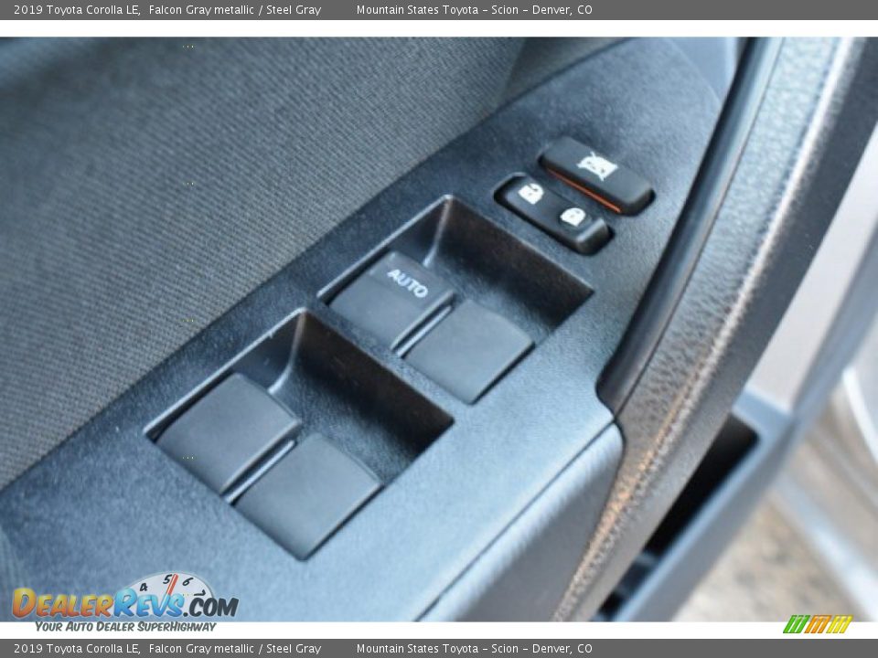 2019 Toyota Corolla LE Falcon Gray metallic / Steel Gray Photo #23