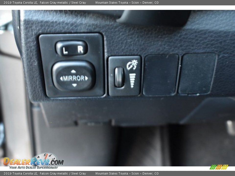 2019 Toyota Corolla LE Falcon Gray metallic / Steel Gray Photo #24